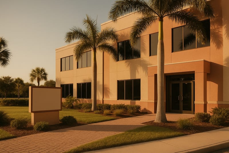 Florida professional office building exterior